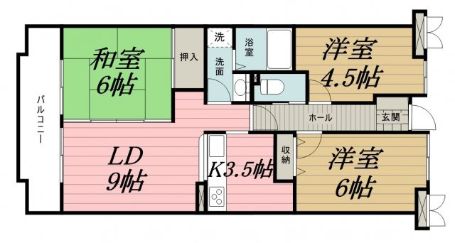 アーバン・ヒルズ２１の間取り