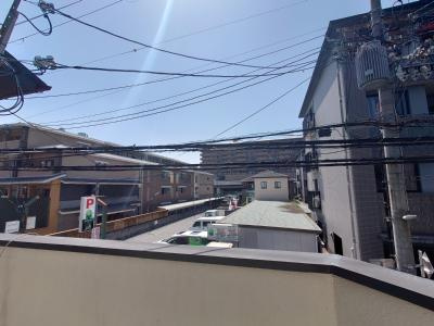 壬生朱雀町貸家の展望|東向き眺望