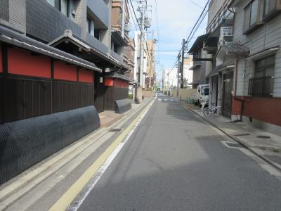 壬生朱雀町貸家の地図|前面道路