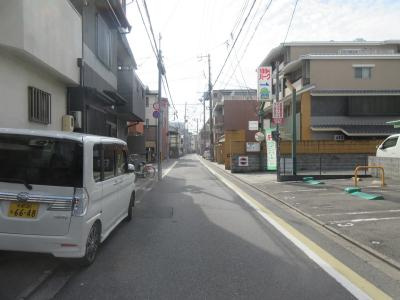 壬生朱雀町貸家の周辺|前面道路