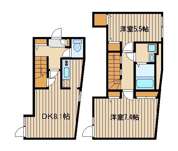 【間取り】 | ブランシェ中村橋