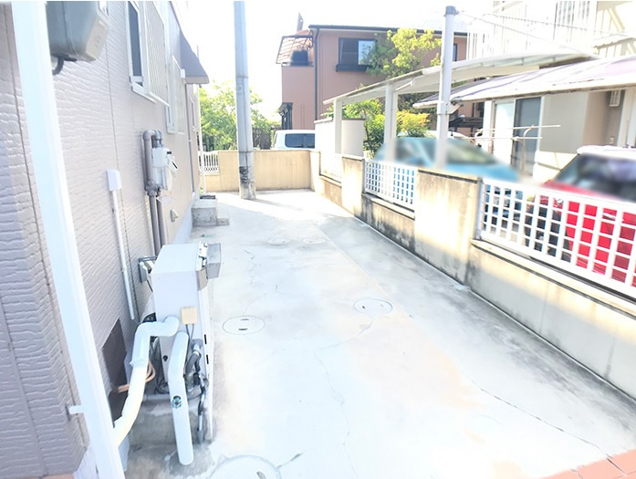 倉敷市大島　リフォーム済住宅の駐車場