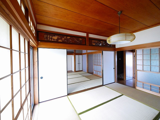 郡山新町テラスハウスの和室|和室があれば、来客や子供用のスペースとして活躍します