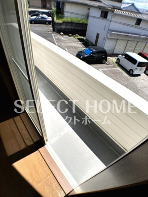 【バルコニー】 | ドエルマルシェＢ | 落ち着いた時間を過ごせるバルコニーです