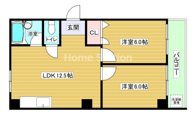 【間取り】 | シティコート福島