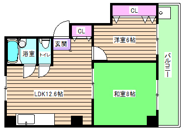 【間取り】 | シティーコート福島