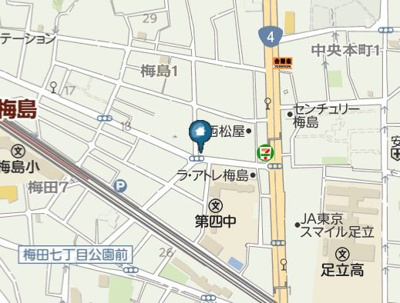 【地図】 | ellie梅島(エリーウメジマ)