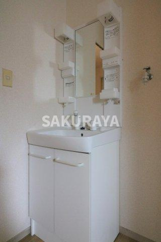 クレッセントヴィラB棟の洗面所