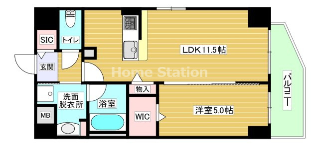 【間取り】 | ルアナ北梅田