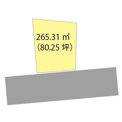 和歌山市福島・土地・121796の区画図