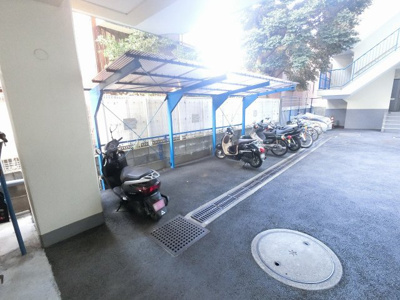 【その他共用部分】 | 大森山王リハイム | バイク置場