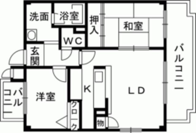 【間取り】 | シャトー三木　第3