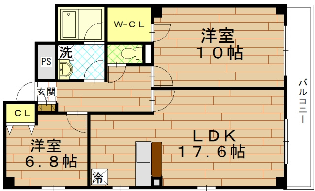 アパルトマン505の間取り