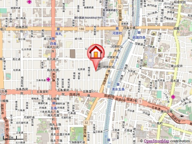 アパルトマン505の地図