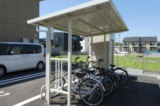 倉敷市大内のアパートのその他共用部分|駐輪場