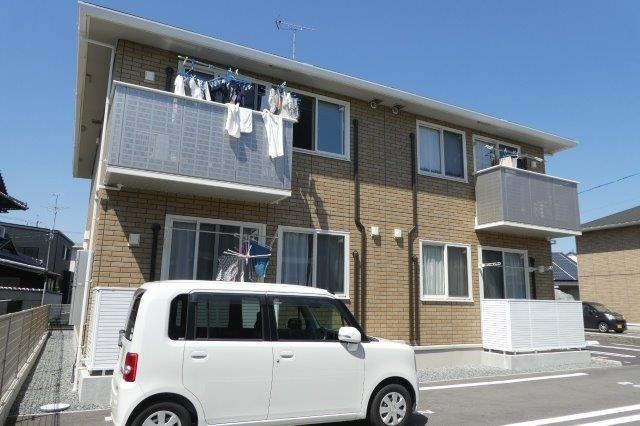 倉敷市大内のアパートの外観