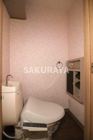 エスポワールMITAのトイレ|2023年4月撮影。