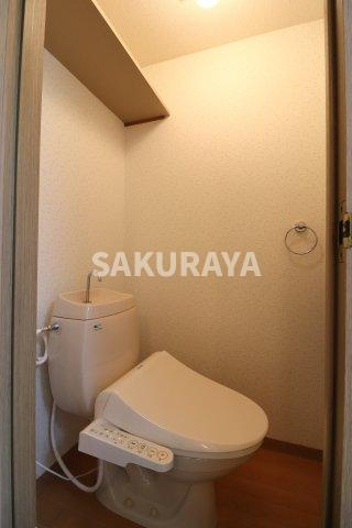 エスポワールMITAのトイレ|2023年撮影。