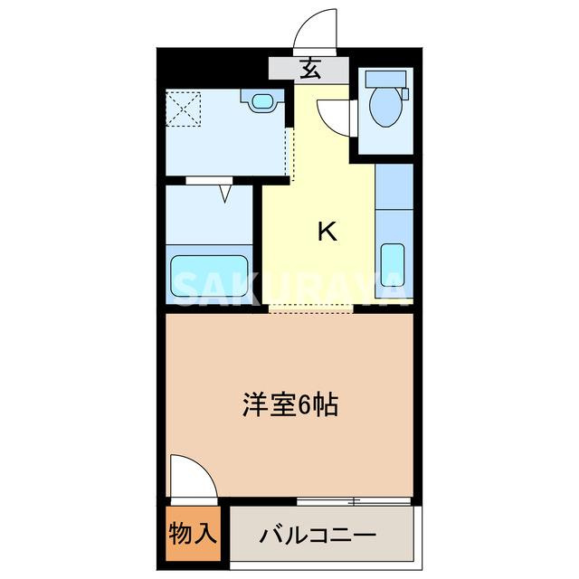 エスポワールMITAの間取り