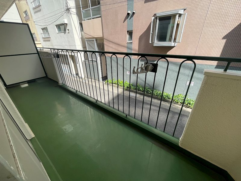 住吉コーポのバルコニー
