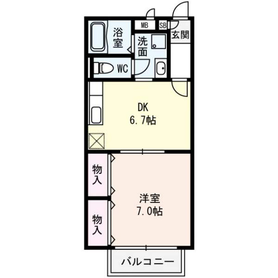 【間取り】 | ボヌールⅠ棟