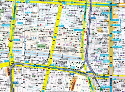 【地図】 | ブランズタワー南堀江