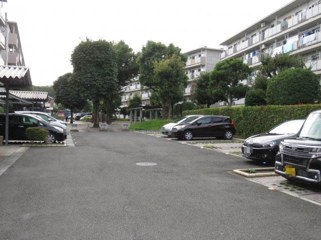 笠幡グリーンパークの駐車場