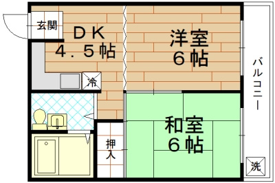 レジデンスオザックの間取り