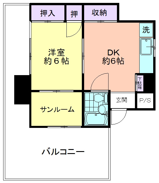第３井田ビルの間取り