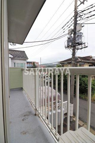 ヤングフォレスト2のバルコニー