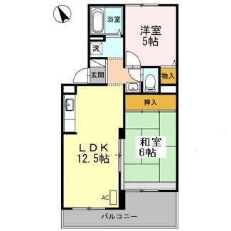 【間取り】 | ヴァンベールしののめ　Ｂ棟