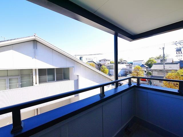 メゾンラポールの展望|東向きバルコニーです。