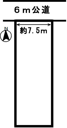 ４６７７１　岐阜市須賀土地の区画図