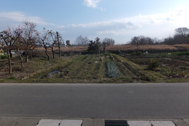 ４６７７１　岐阜市須賀土地の前面道路含む現地写真