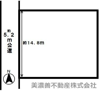 ４３３０１　岐阜市長良雄総土地の区画図