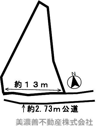 ４４９０８　岐阜市長森岩戸土地の区画図