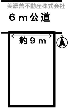 ４６０８９　岐阜市御望土地の区画図