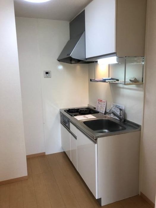 リーベン ルーチェのキッチン|コンパクトなキッチンで掃除もラクラク