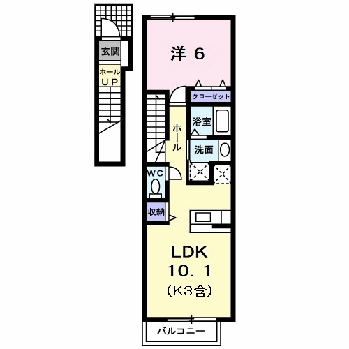 ベルメゾンの間取り