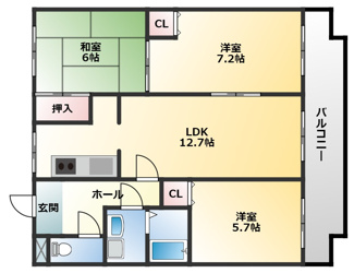 【間取り】 | ココ川崎