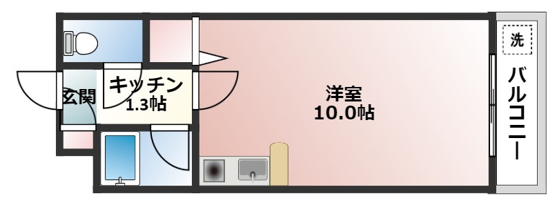 ピアーチェ新庄の間取り