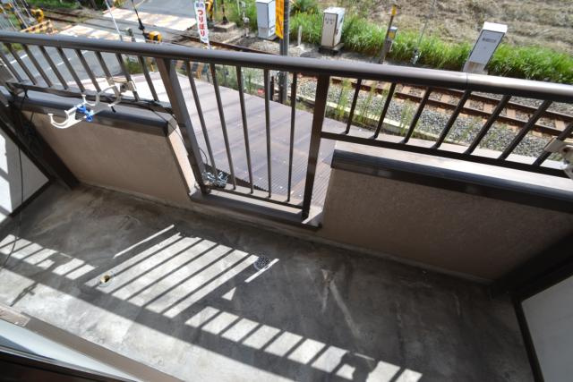 ピアーチェ新庄のバルコニー