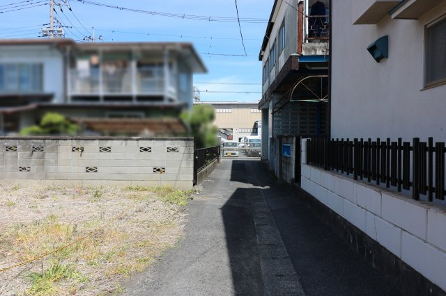 足利市助戸１丁目の売地の前面道路含む現地写真|前面道路含む現地写真です