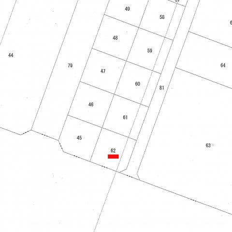 足利市毛野新町４丁目の売地の土地図