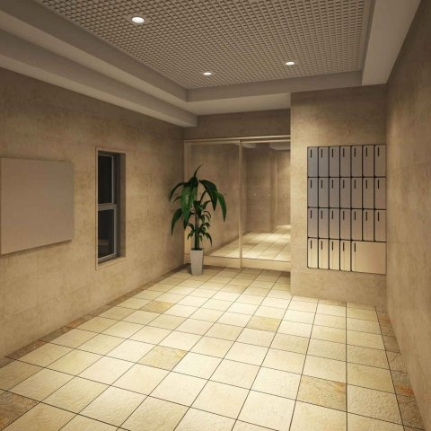 ラソ二条のエントランス