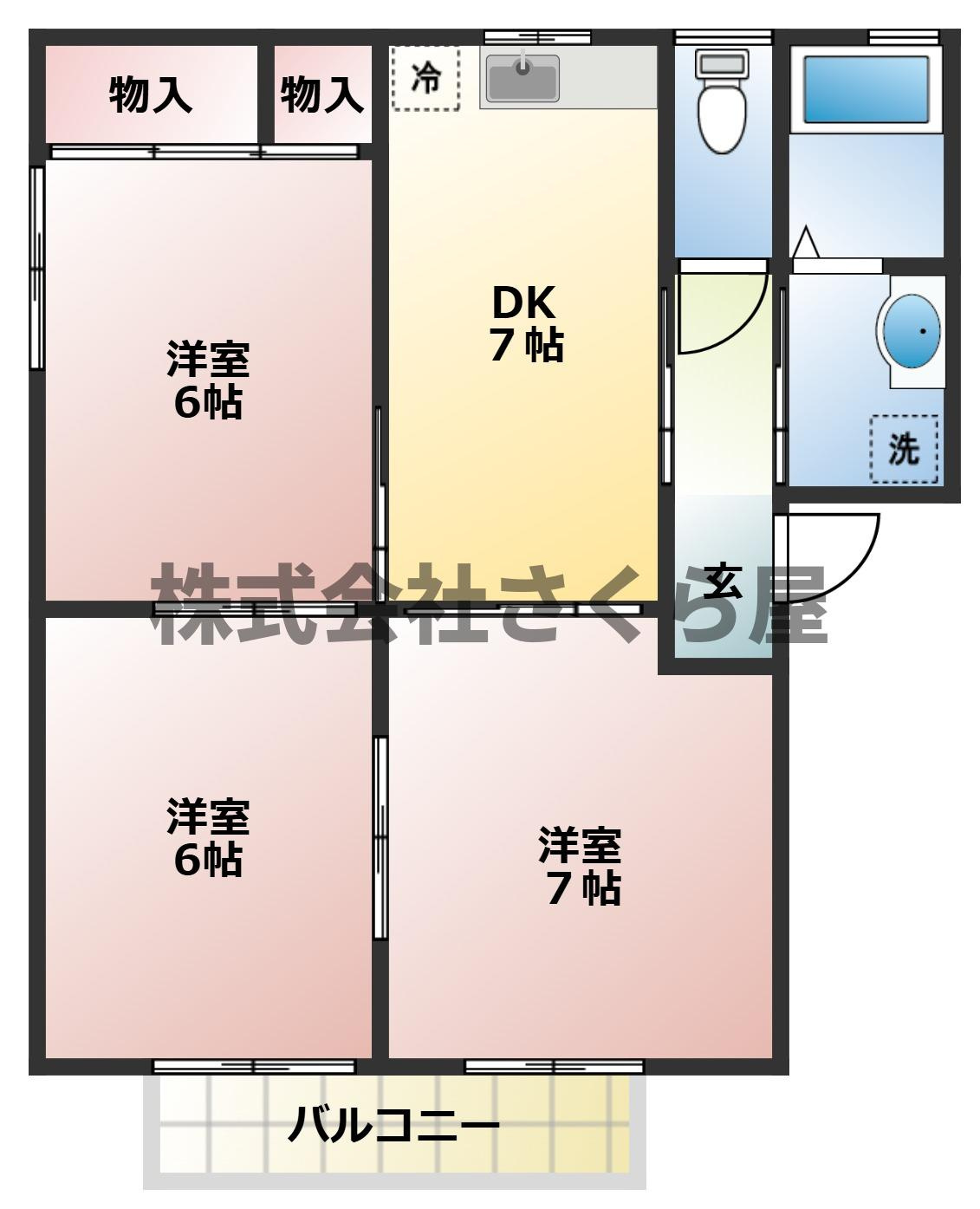ウィンドフィルの間取り