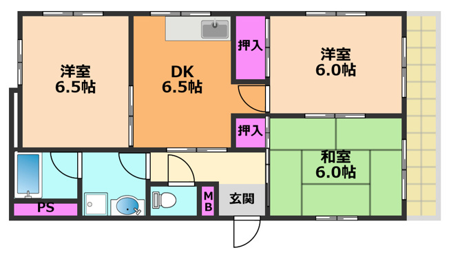 【間取り】 | 土井マンション