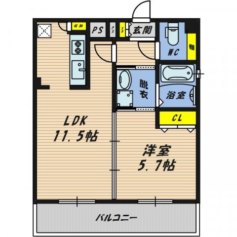 【間取り】 | レークス大阪城イースト