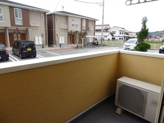 アクティフAのバルコニー