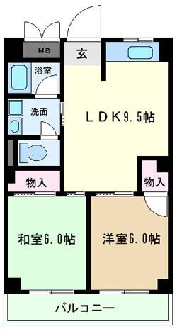 【間取り】 | リブランス河村マンション